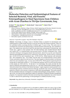 Molecular Detection and Epidemiological Features of Selected Bacterial, Viral, and Parasitic Enteropathogens in Stool Specimens from Children with Acute Diarrhea in Thi-Qar Governorate, Iraq