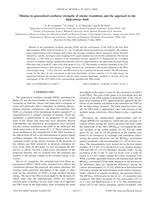 Minima in generalized oscillator strengths of atomic transitions and the approach to the high-energy limit