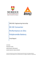 DC-DC Converter performance on zinc polybromide battery