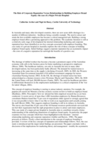 The Role of Corporate Reputation Versus Relationships in Building Employer Brand Equity: The case of a Major Private Hospital