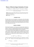 Theory of electron impact ionization of atoms