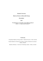 The effectiveness of Australia's energy efficiency policy for industry - Are improvements required?