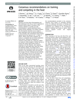 Consensus recommendations on training and competing in the heat
