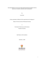 The development of an in-field rapid derivatisation technique for the analysis of chemical warfare agent degradants