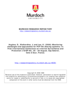 Monitoring challenges and approaches for P2P file-sharing systems