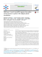 MiR-Score: A novel 6-microRNA signature that predicts survival outcomes in patients with malignant pleural mesothelioma