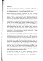 Determination of the maximum loading capacity, alum dose requirements and nutrient removal capacity of the biocycle on-site sewage system