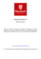 Bank audit fees and asset securitization risks