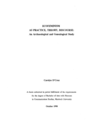 Ecofeminism as practice, theory, discourse: An Archaeological and genealogical study
