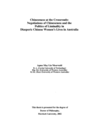 Chineseness at the crossroads: Negotiations of Chineseness and the politics of liminality in diasporic Chinese women's lives in Australia