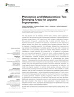 Proteomics and metabolomics: Two emerging areas for legume improvement