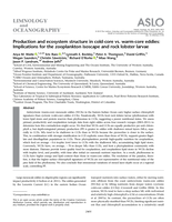 Production and ecosystem structure in cold‐core vs. warm‐core eddies: Implications for the zooplankton isoscape and rock lobster larvae
