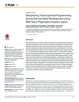 Deciphering transcriptional programming during pod and seed development using RNA-Seq in Pigeonpea (Cajanus cajan)