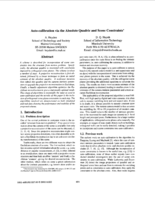 Auto-calibration via the absolute quadric and scene constraints