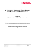 AI models of video and email traffic for anticipatory networking
