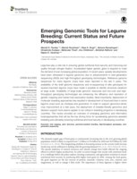 Emerging genomic tools for legume breeding: Current status and future prospects