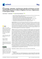 Knowledge, attitudes, and practices (KAPs) of farmers on foot and mouth disease in cattle in Baghlan Province, Afghanistan: A descriptive study