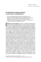 The haunted flesh: Corporeal feminism and the politics of (dis)embodiment