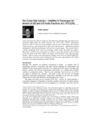 The Cruise Ship Industry – Liabilities to Passengers forBreach of s52 and s74 Trade Practices Act 1974 (Cth)