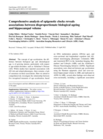 Comprehensive analysis of epigenetic clocks reveals associations between disproportionate biological ageing and hippocampal volume