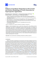 Influence of synthesis temperature on the growth and surface morphology of Co3O4 nanocubes for supercapacitor applications