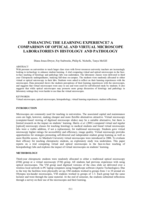 Enhancing the learning experience? A comparison of optical and virtual microscope laboratories in Histology and Pathology