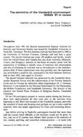 The semiotics of the Vanderbilt environment: ISISSS '81 in review