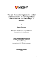 The role of exercise in glycaemic control and inflammation in overweight/obese individuals with and without type 2 diabetes