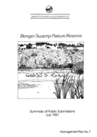Benger Swamp Nature Reserve: summary of public submissions