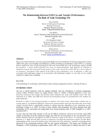 The relationship between LMS use and teacher performance: The role of task-technology fit