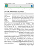 Reassessment of cyperaceous weed biodiversity at Bangladesh Agricultural University campus
