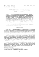 Finite dimensional H-invariant spaces