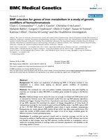 SNP selection for genes of iron metabolism in a study of genetic modifiers of hemochromatosis