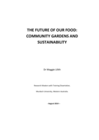 The future of our food: Community gardens and sustainability