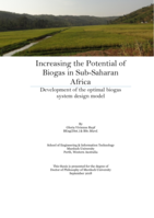 Increasing the potential of Biogas in Sub-Saharan Africa: Development of the optimal biogas system design model