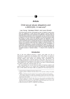 Child sexual abuse allegations and s 60CC(2A): A new era?
