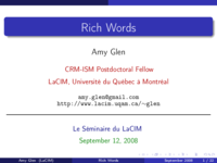 Rich words