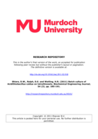 Batch culture of Acidithiobacillus caldus on tetrathionate