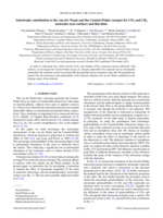 Anisotropic contribution to the van der Waals and the Casimir-Polder energies for CO2 and CH4 molecules near surfaces and thin films