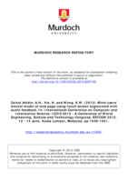 Blind users' mental model of web page using touch screen augmented with audio feedback