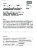 LPS-induced expression of CD14 in the TRIF pathway is epigenetically regulated by sulforaphane in porcine pulmonary alveolar macrophages