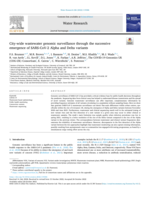 City-wide wastewater genomic surveillance through the successive emergence of SARS-CoV-2 Alpha and Delta variants