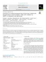 Generation of an induced pluripotent stem cell line from a patient with Stargardt disease caused by biallelic c.[5461–10T>C;5603A>T];[6077T>C] mutations in the ABCA4 gene