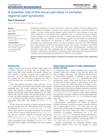 A possible role of the locus coeruleus in complex regional pain syndrome