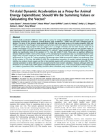 Tri-axial dynamic acceleration as a proxy for animal energy expenditure; should we be summing values or calculating the vector?