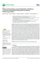 Effects of formulation on the palatability and efficacy of In-Feed Praziquantel medications for Marine Finfish Aquaculture