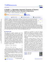 A Simple 1–1 Electrolyte: Volumetric properties of aqueous solutions of sulfuric acid at elevated temperatures