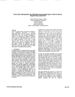 Fuzzy rule interpolation for multidimensional input space with petroleum engineering application