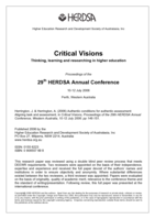 Authentic conditions for authentic assessment: Aligning task and assessment