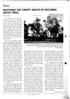 Restoring the canopy health of declining native trees